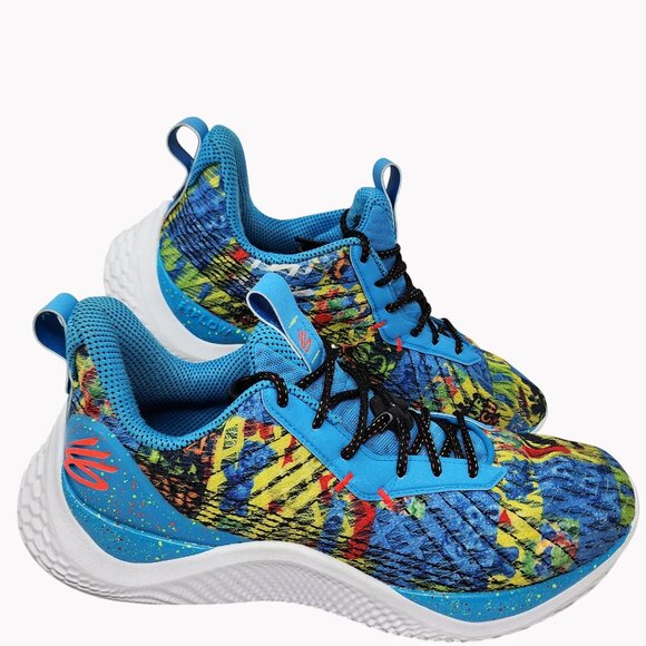 Under Armour Curry Flow 10 Sour Patch Kids sweet Basketball Shoes Men Size 14 - Picture 3 of 14
